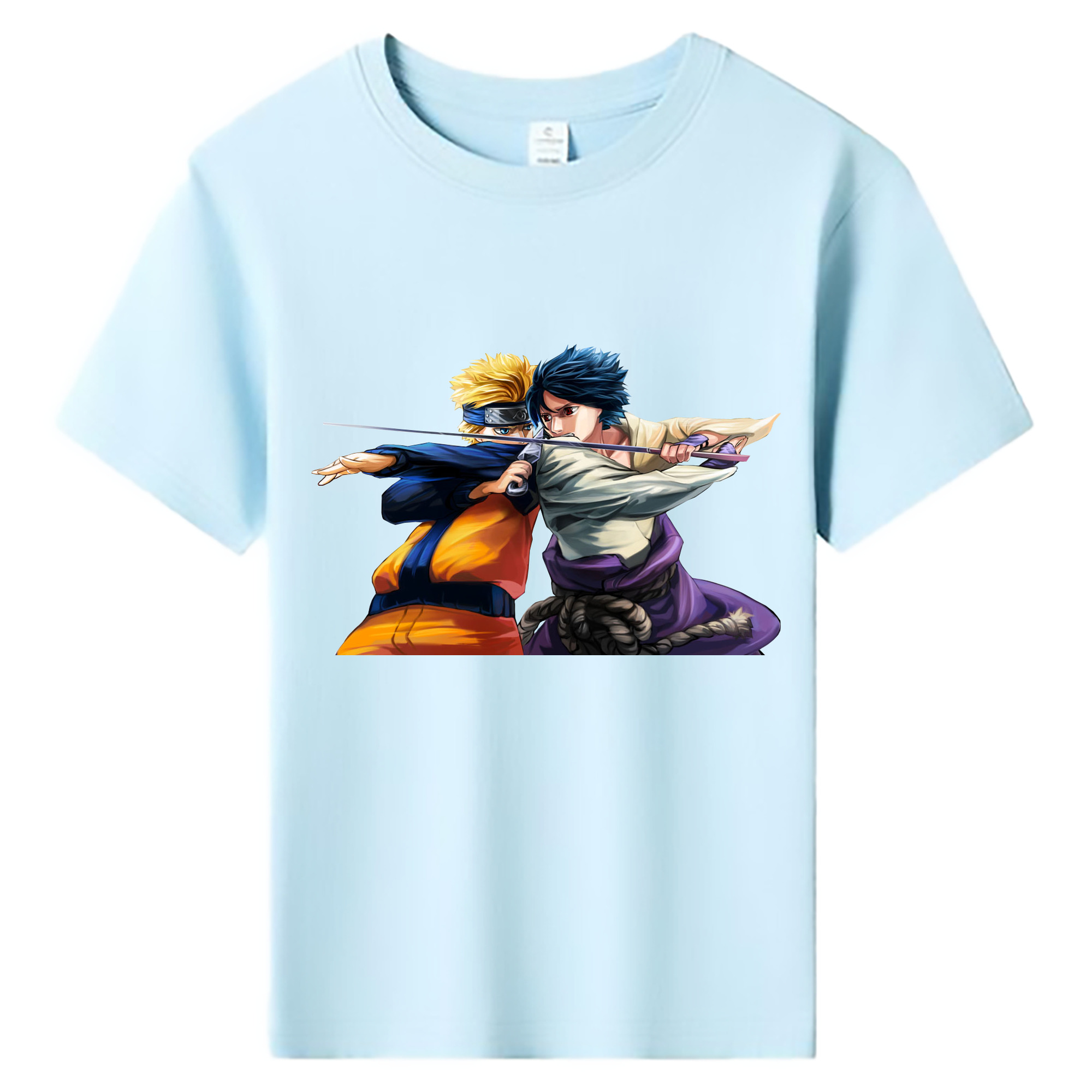 （画像用） NARUTO -ナルト- うずまき ナルト Uzumaki Naruto 綿100％キッズTシャツ（フロントプリント）